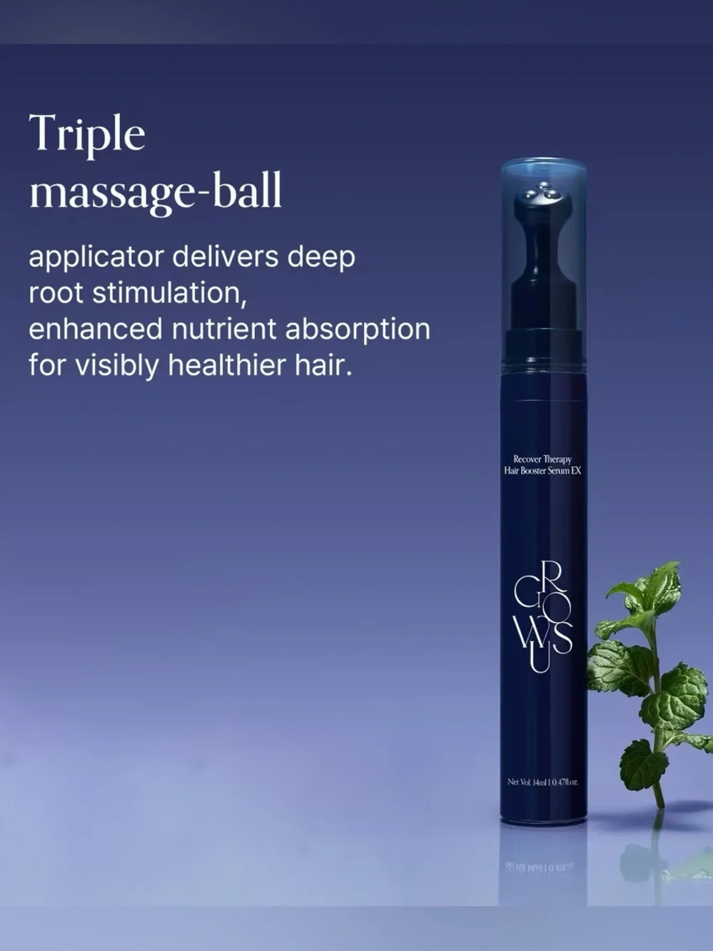 GrowUs Recover Therapy Hair Booster Serum EX- scalp care, thinning hair, upgrade